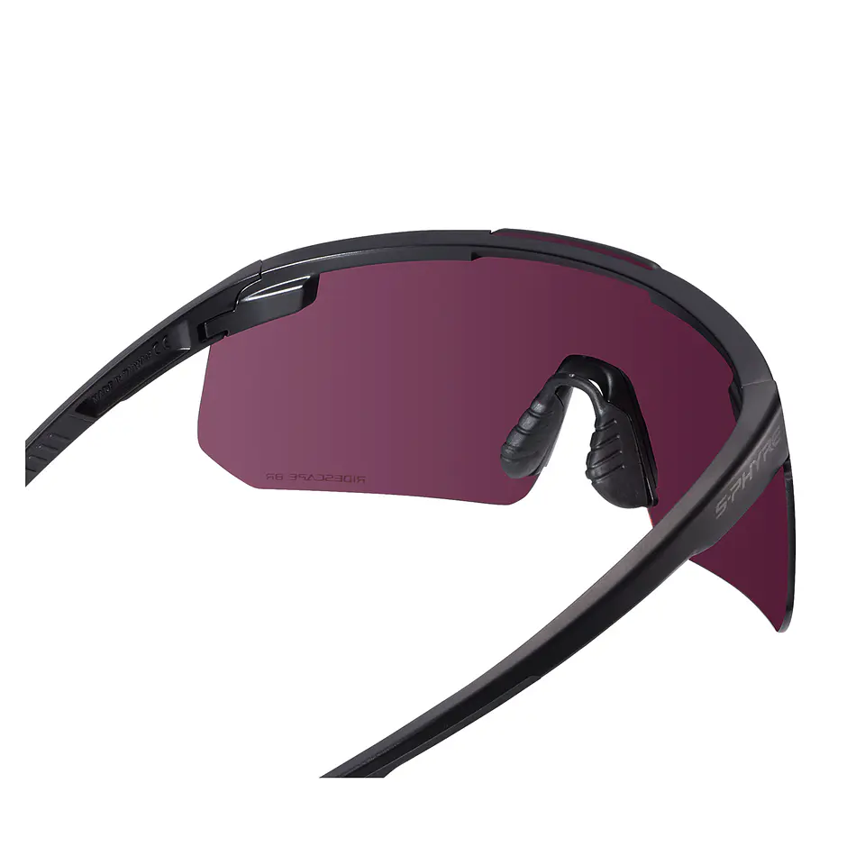 LENTE SHIMANO MOD. RIDESCAPE BRIGHT MATTE BLACK SPARE:RS CLOUDY; IND.PACK 4