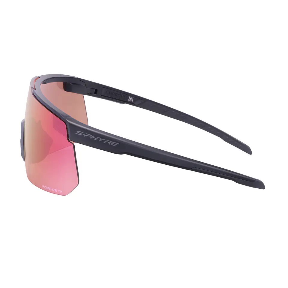 LENTE SHIMANO MOD. RIDESCAPE TRAIL MATTE BLACK SPARE:RS CLOUDY; IND.PACK 3