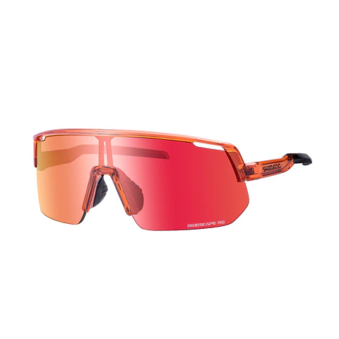 LENTE SHIMANO MOD. RIDESCAPE ROAD ORANGE SAPPHIRE SPARE:CLEAR; IND.PACK