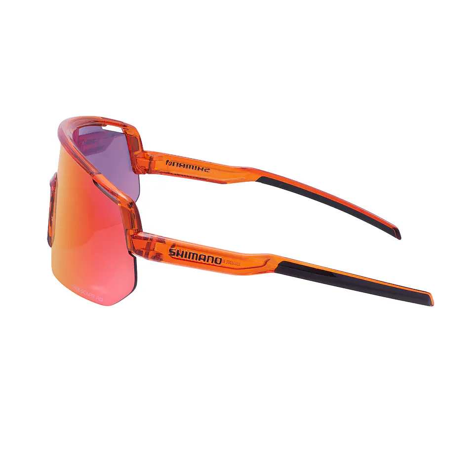 LENTE SHIMANO MOD. RIDESCAPE ROAD ORANGE SAPPHIRE SPARE:CLEAR; IND.PACK 3