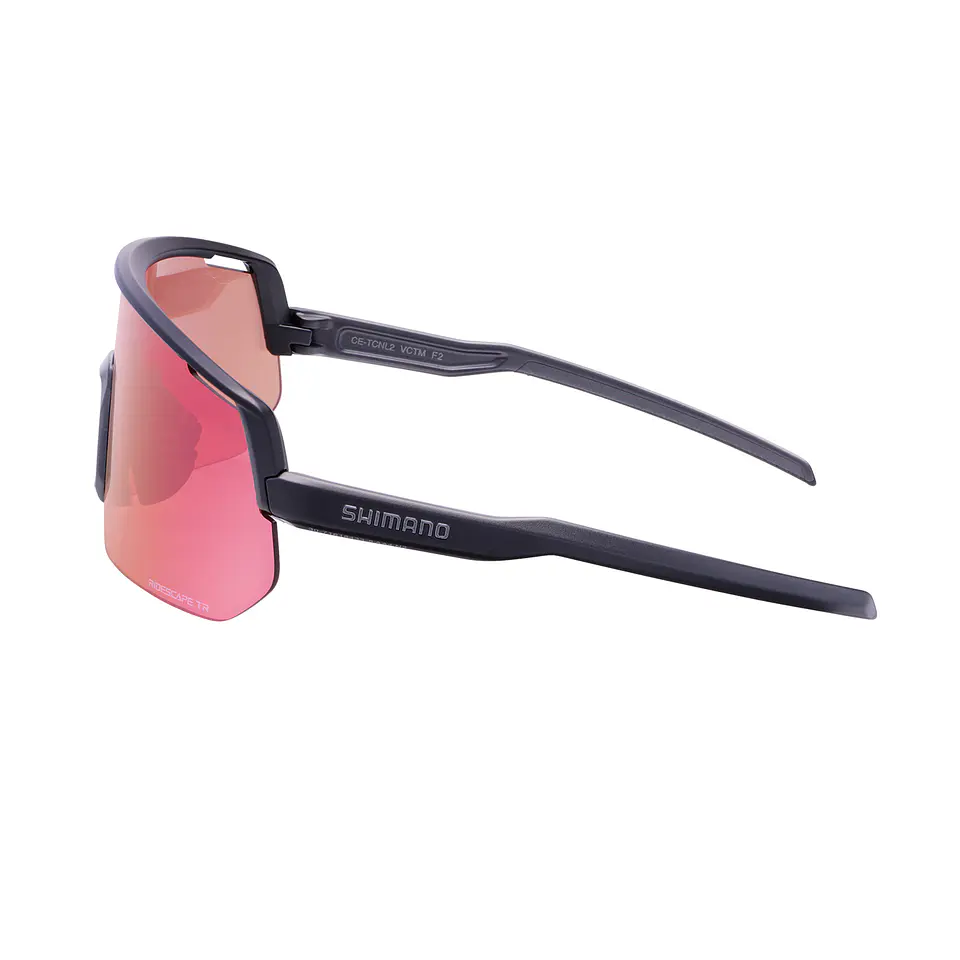 LENTE SHIMANO MOD. RIDESCAPE TRAIL MATTE BLACK SPARE:CLEAR; IND.PACK 3