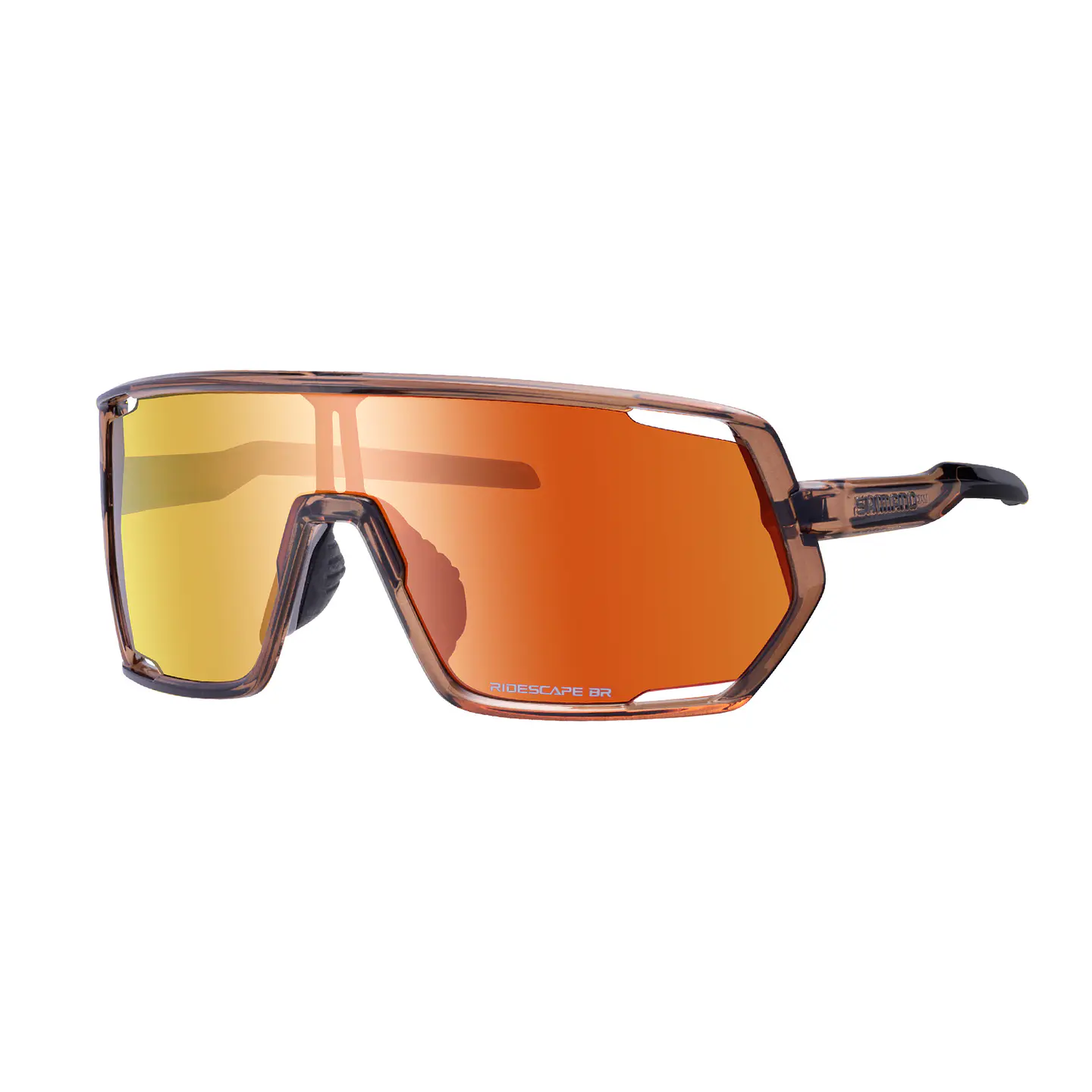 LENTE SHIMANO MOD. RIDESCAPE BRIGHT TRANSPARENT BRONZE SPARE:CLEAR; IND.PACK 1