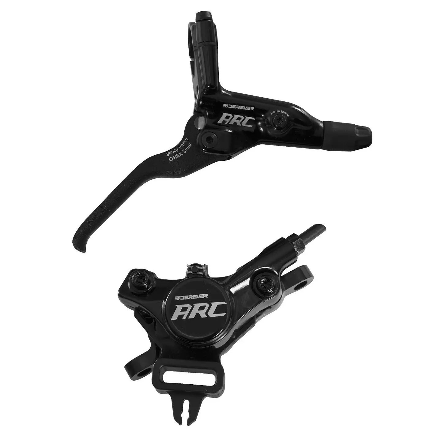 FRENO DISCO TRASERO RIDEVER ARC-U 1900MM HOSE ANODISE CLACK 1