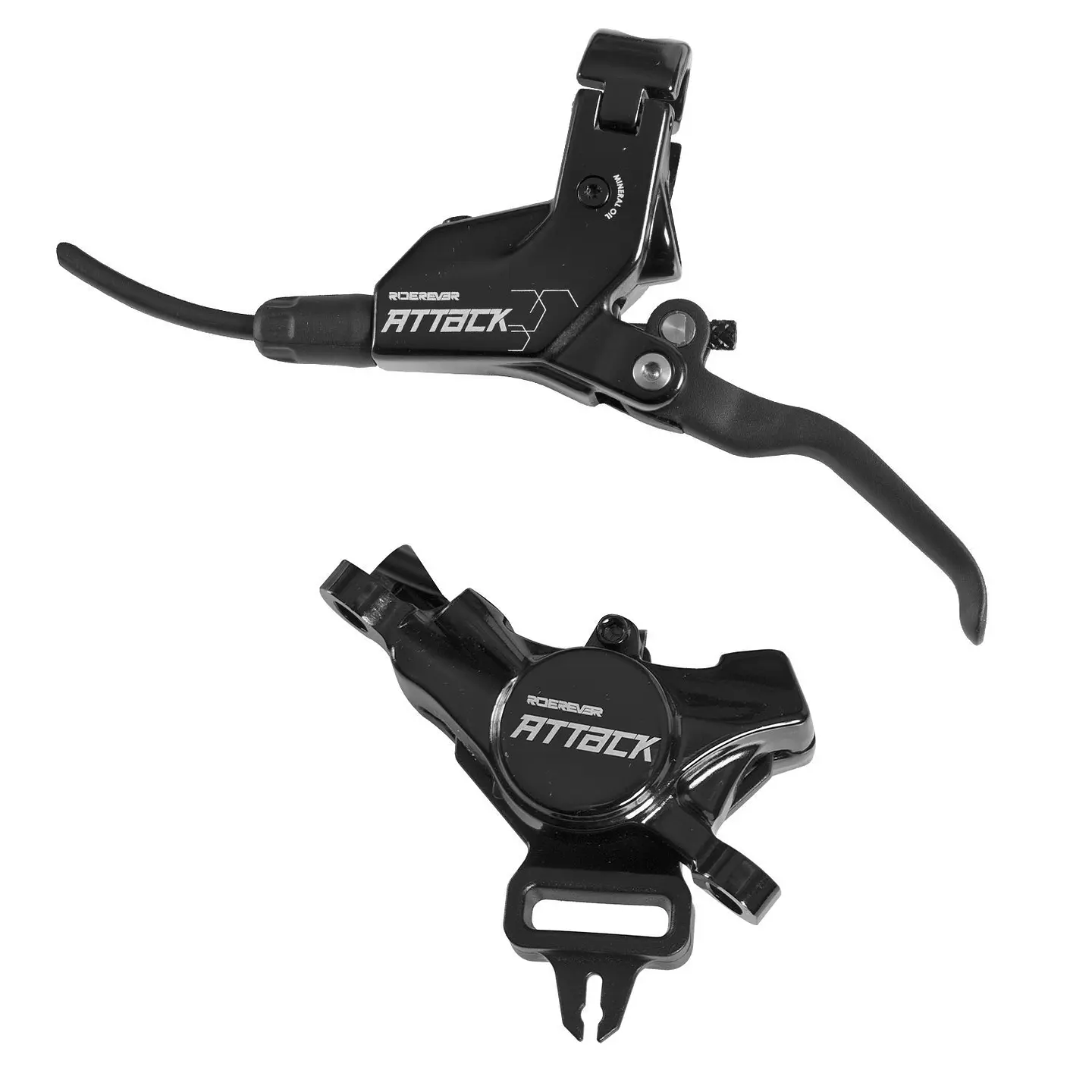 FRENO DISCO DELANTERO RIDEVER ATTACK-U 850MM HOSE ANODISE BLACK 1