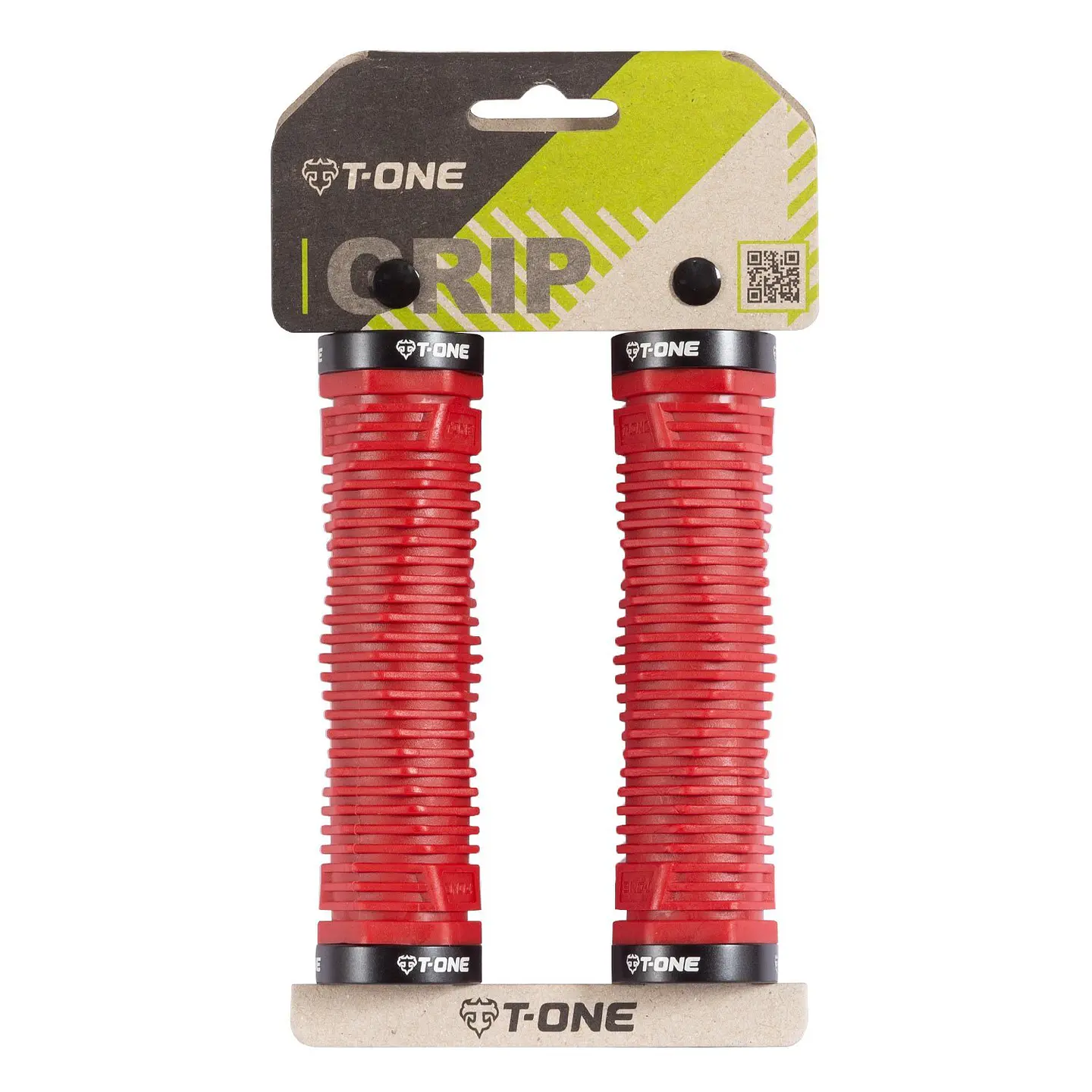 PUÑO DNA T-ONE T-GP49 ROJO 2 LOCK ACANALADO GEOMETRICO 1