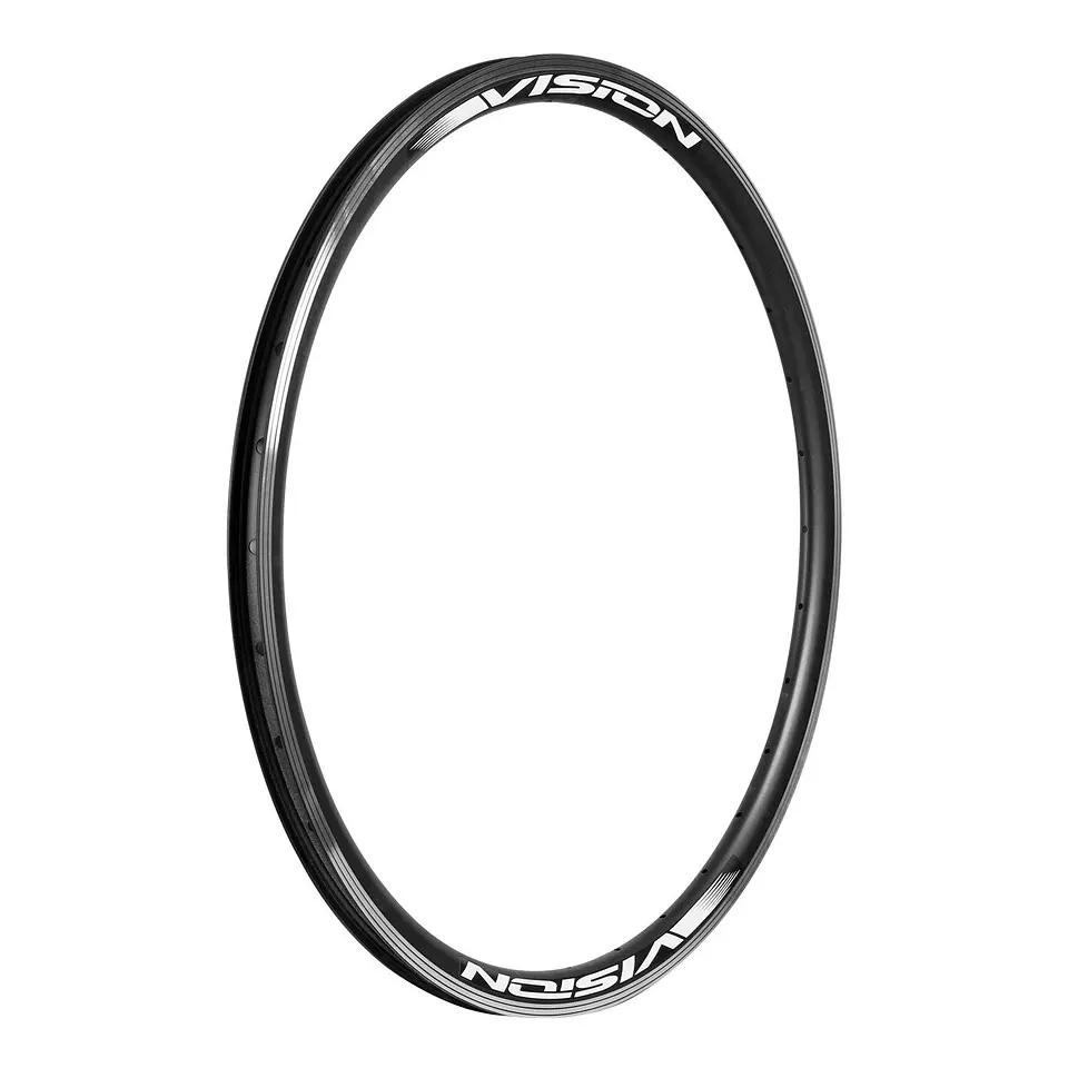 LLANTA 26 VISION ALUMINIO NEGRA  DOBLE PARED 32H 1