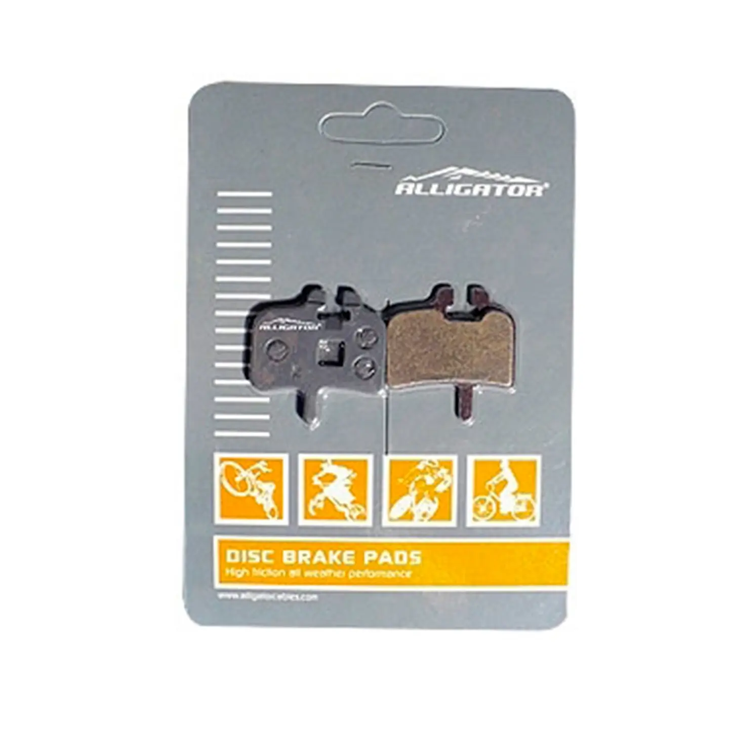 PASTILLA FRENO ALLIGATOR SEMI-METALICA HK-BP010 1