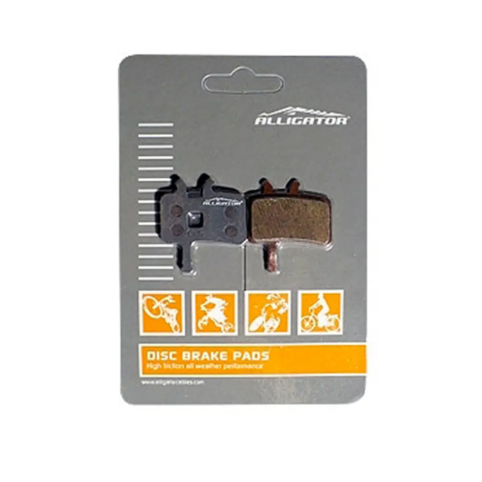 PASTILLA FRENO ALLIGATOR SEMI-METALICA HK-BP012 1