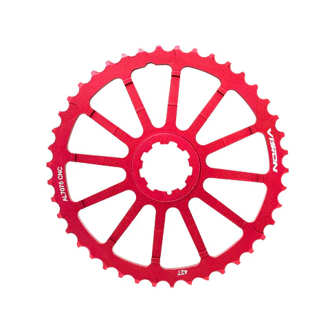 PIÑON ONE UP 42T GIANT COG ADAPTADOR ROJO 5.8MM