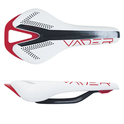 SILLIN VADER ADULTO BLANCO/NEGRO PERFORADO SIN CARRO VD1170-