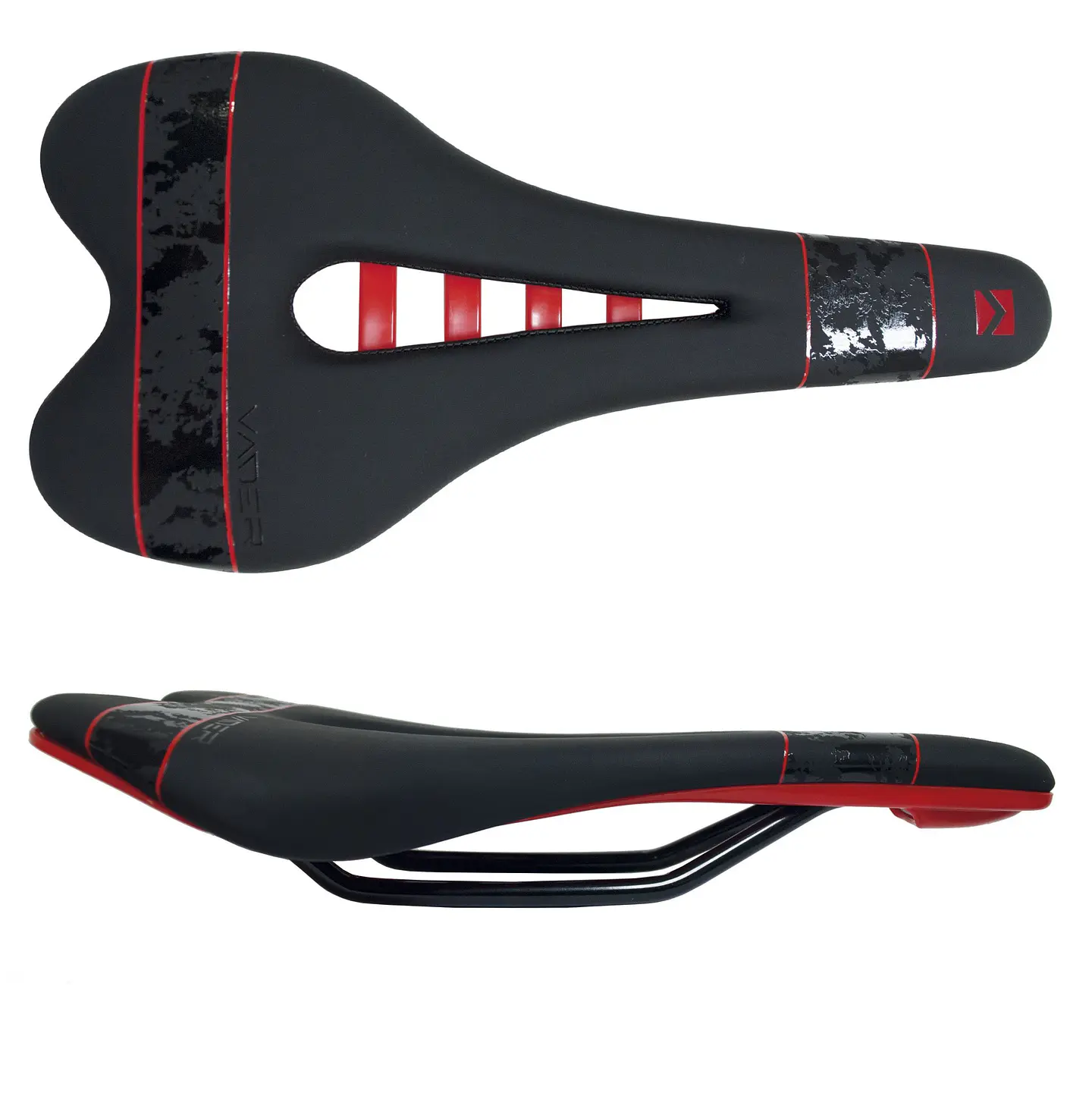 SILLIN VADER ADULTO NEGRO / ROJO PERFORADO S/CARRO 1