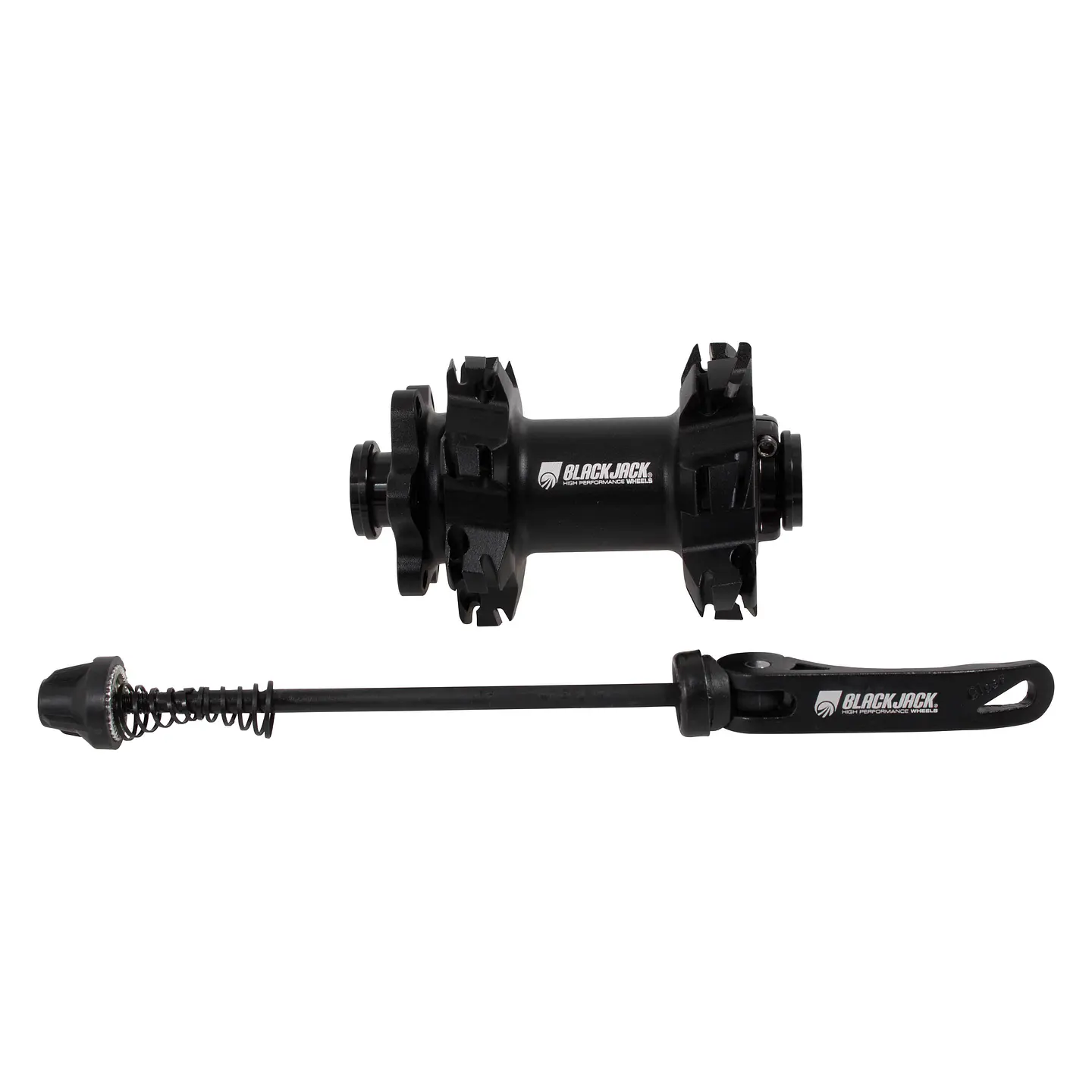 MAZA DELANTERA SELLADA BLACK JACK 6 PERNOS ADAPTADOR 9 / 15 NEGR 1