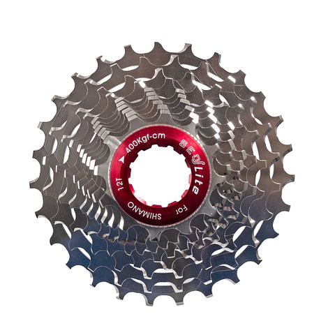 PIÑON SEQLITE ULTRA LIGHT 12 / 27 T 10 VEL. FULL AL.  7075 AL ROAD CASSETTE  S10-1227 (109g)