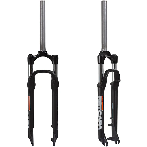 Horquilla RST Capa 27,5" Negra – Suspensión Coil, Dirección Recta 1 1/8"
