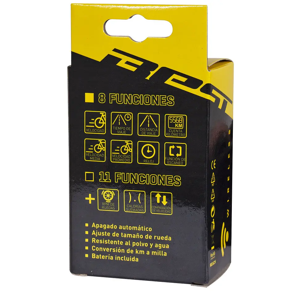 CICLOCOMPUTADOR BEST AS-7000-3L SIN CABLE 11 FUNCIONES 3