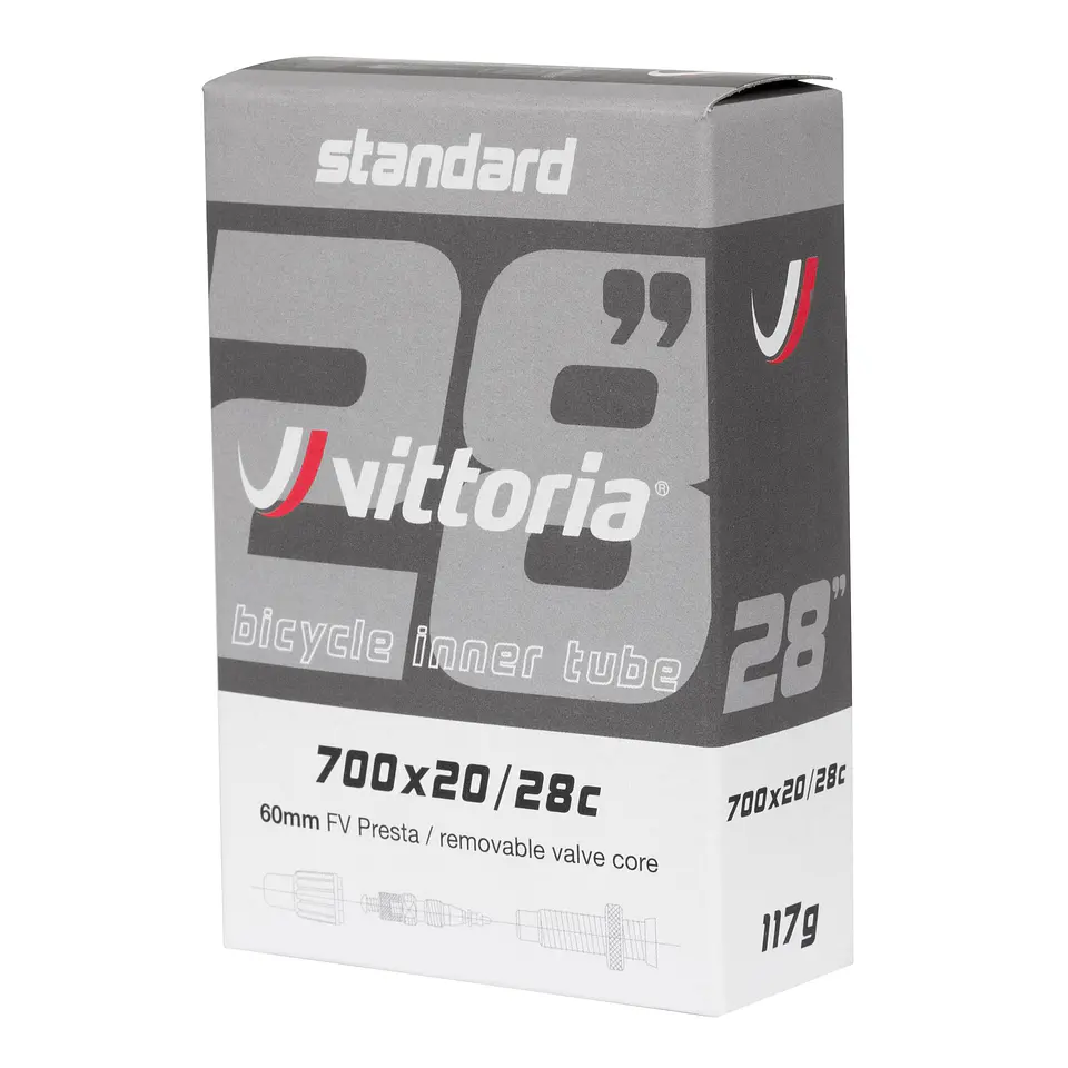 CAMARA VITTORIA STANDARD 700X20/28C FV PRESTA RVC 60MM 1
