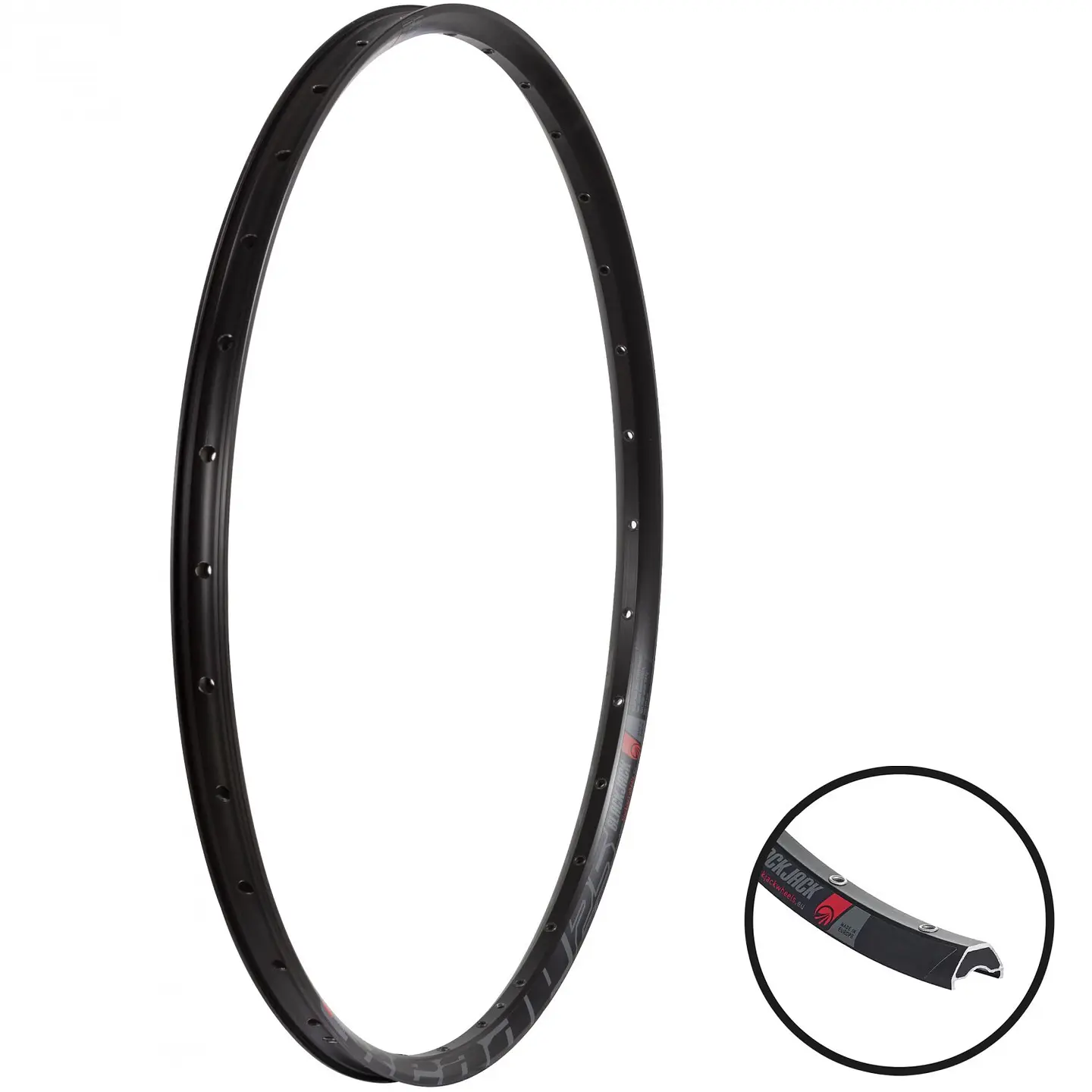 LLANTA 27.5 BLACK JACK TUBELESS READY 27 ASY 32H NEGRO 1