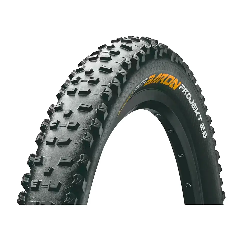 NEUMATICO CONTINENTAL 27.5 X 2.60 BARONPRPTA FB 27.5 BLACK/BLACK 0101381 PLEGABLE / FLEXIBLE 1