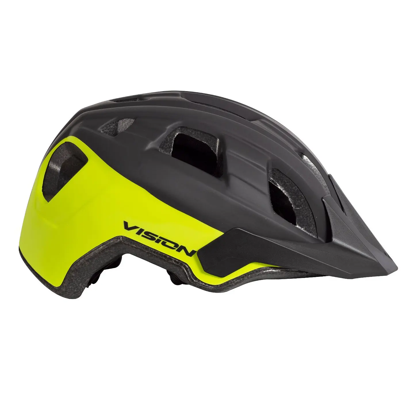 CASCO VISION ENDURO  NEGRO /  VERDE  TALLA M  CERTIFICADO EN CAJA 2