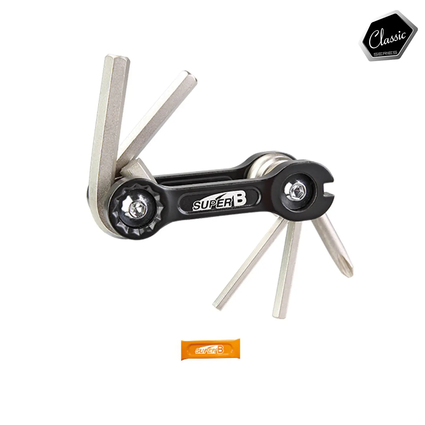 HERRAMIENTA PLEGABLE SUPER B 6 EN 1 TB-9860 NARANJO PORTATIL 1
