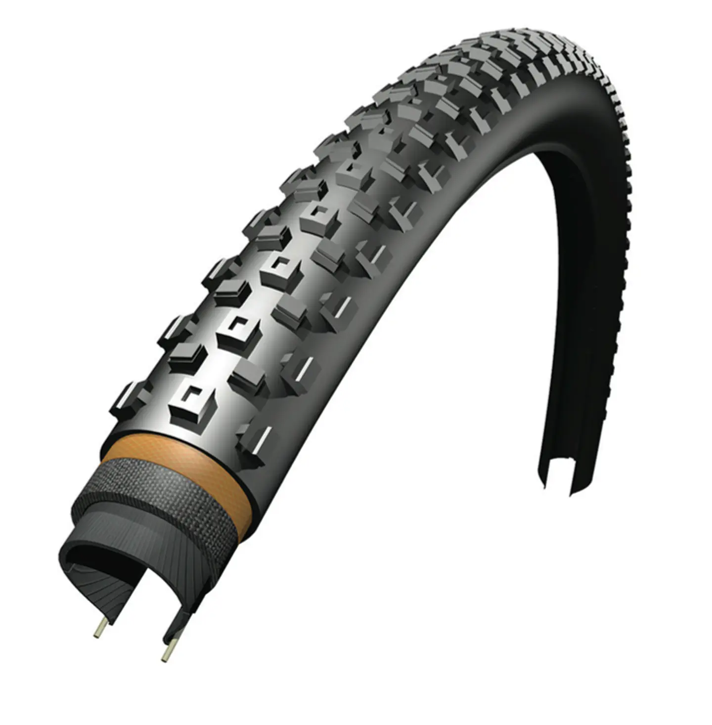 NEUMATICO DURO 26 X 1.95 GREMLIN-XC KEVLAR PLEGABLE / FLEXIBLE RESISTENTE , CAUCHO , NEGRO 1
