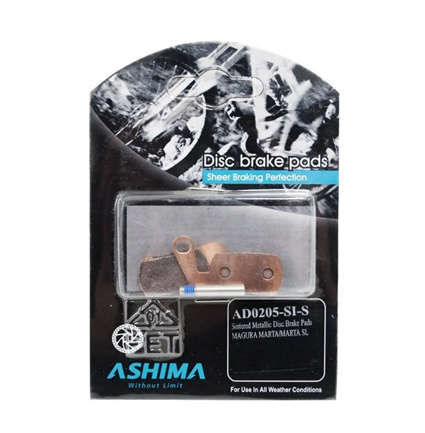 PASTILLA FRENO ASHIMA AD0205 SI 1