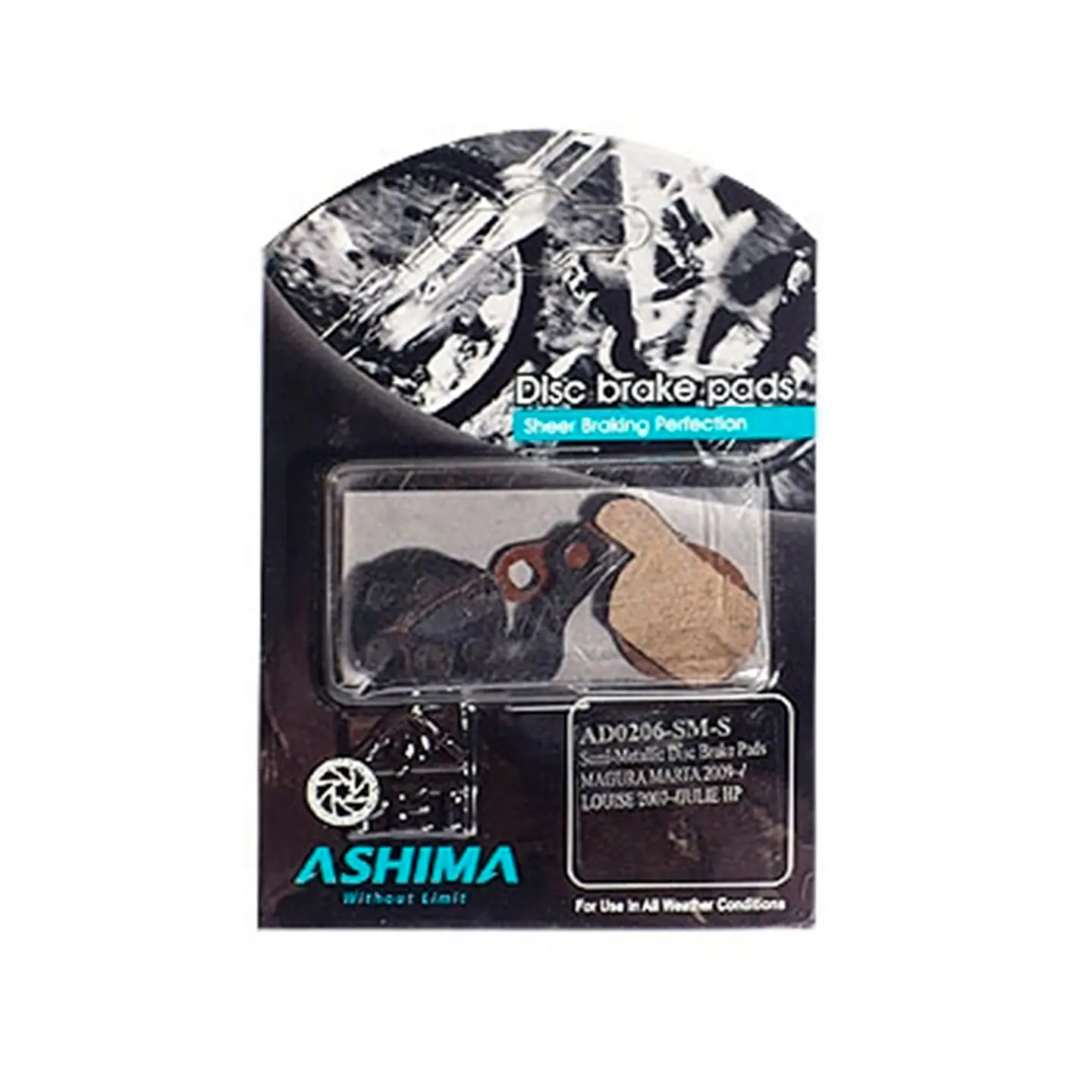 PASTILLA FRENO ASHIMA AD0206 SM 1