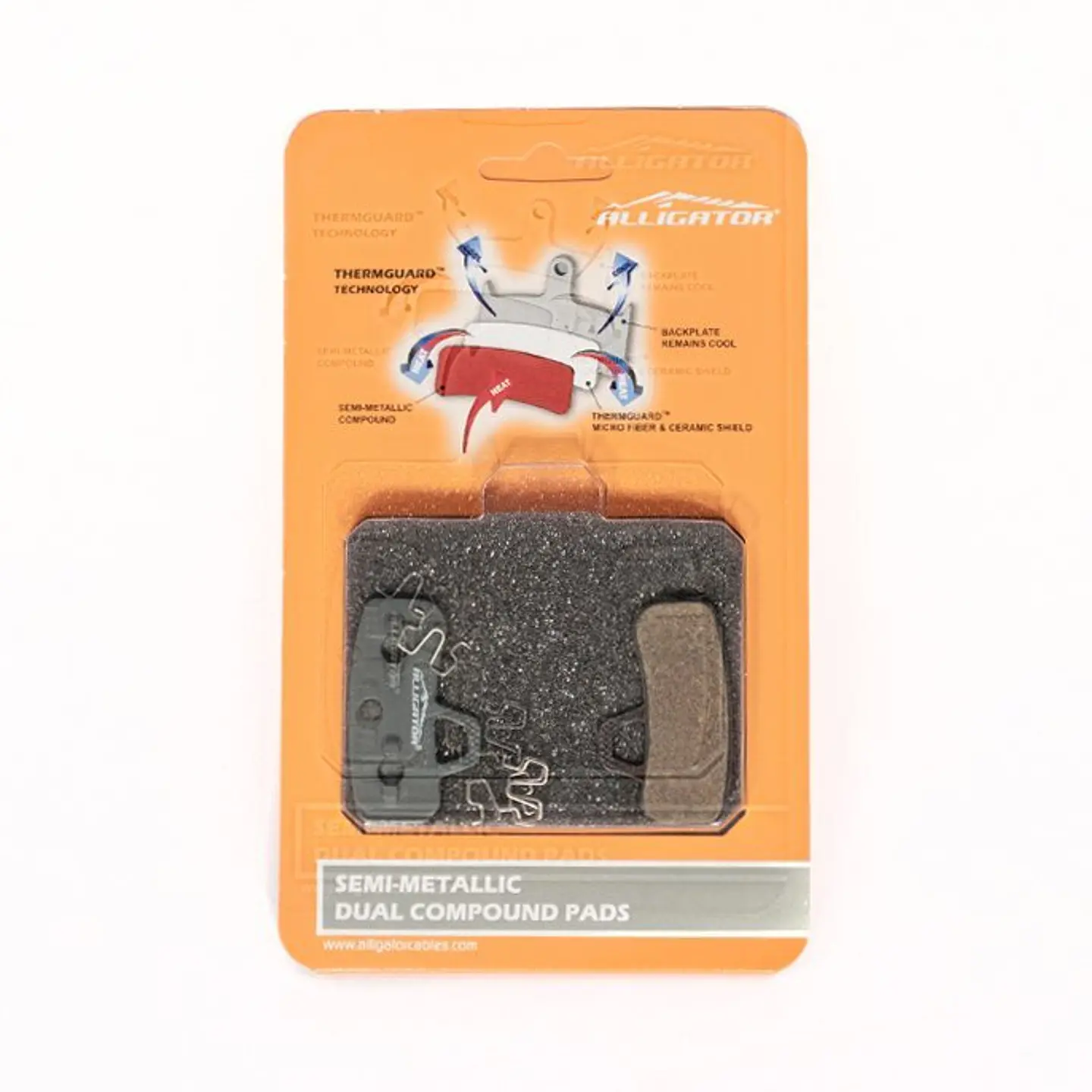 PASTILLA FRENO ALLIGATOR SEMI-METALICA HK-BP037 1