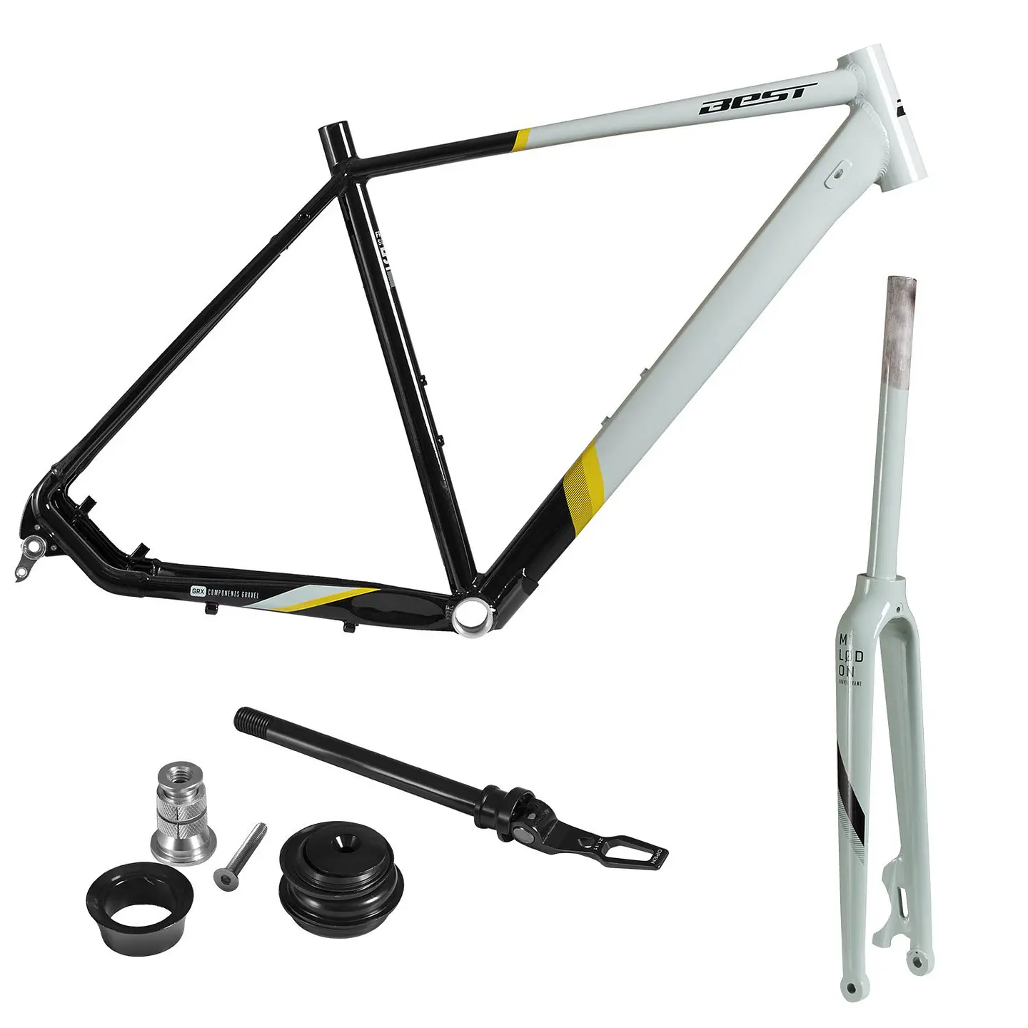 MARCO GRAVEL BEST 2022 SET HORQUILLA/EJE/DIRECCION/HANGER, TALLA 48 1