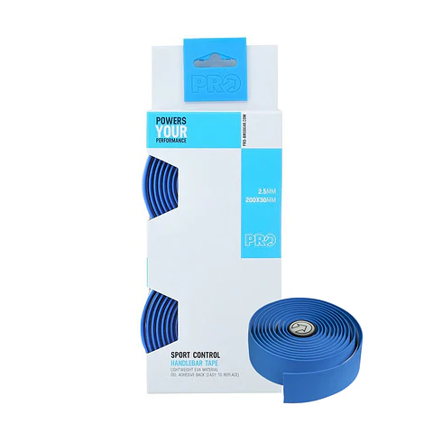 CINTA MANUBRIO PRO BLUE WITH STRIPS & PLUGS PRO TAPE SPORT CONTROL PRTA0006