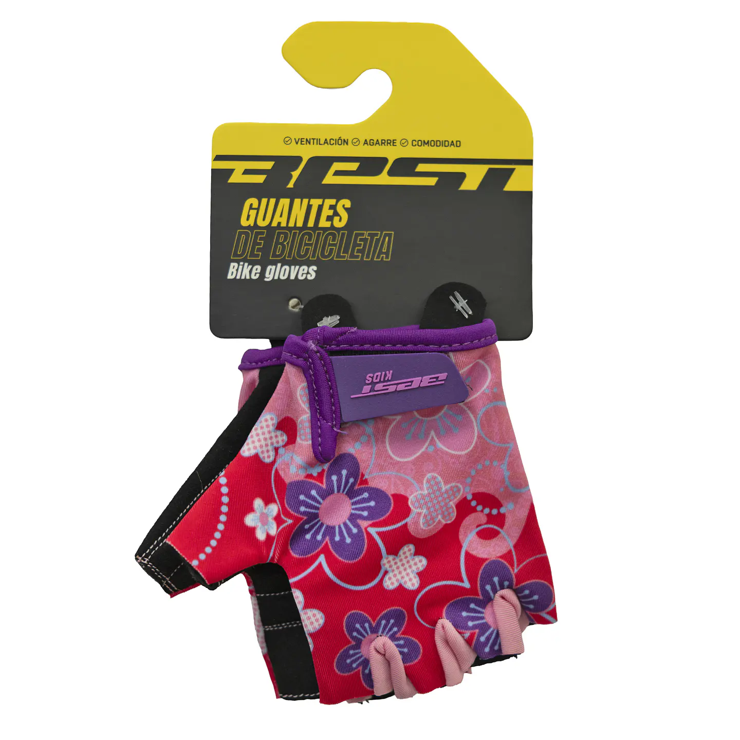 GUANTES  BEST  DEDOS CORTOS MOD.   INFANTIL SB-01-3537 ROJO TALLA 10 1