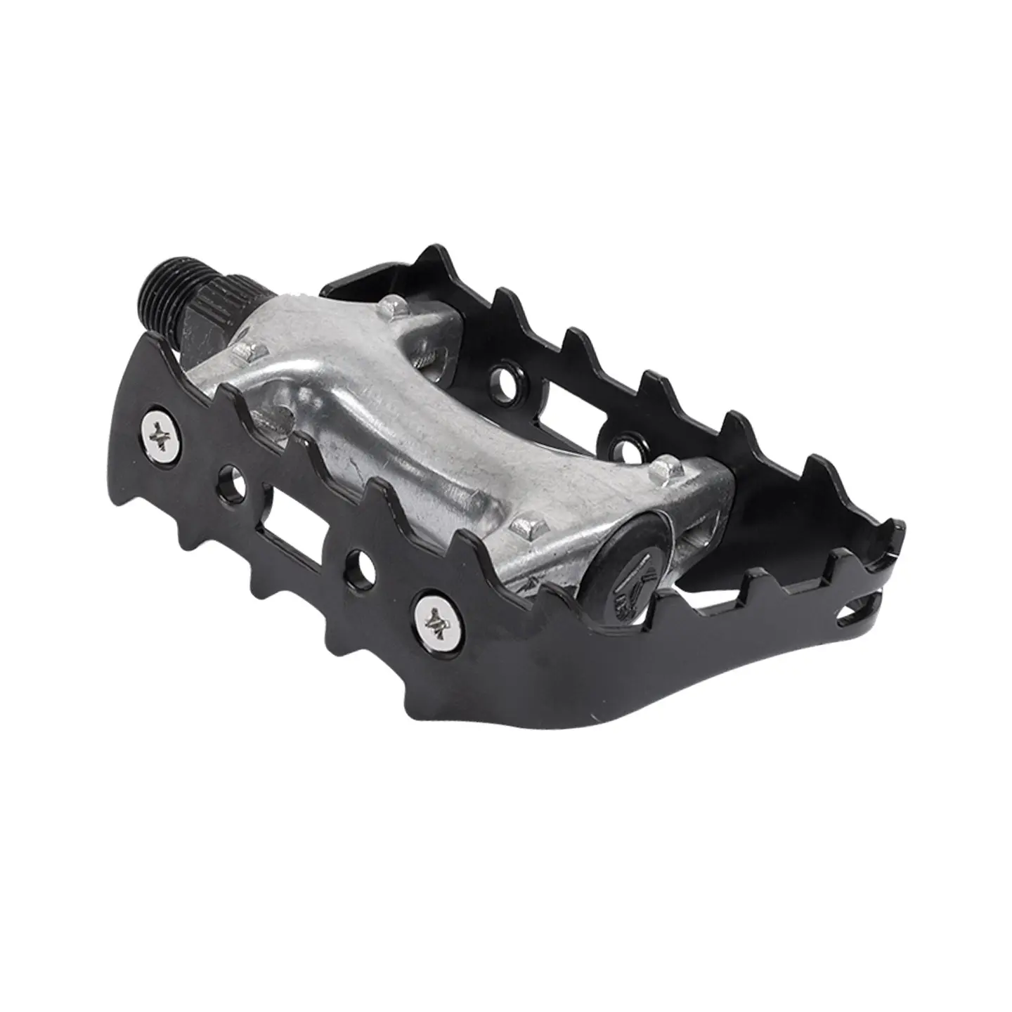 PEDAL MTB & 1/2 ALUMINIO NEGRO/SILVER COMPATIBLE / GENERICO 1