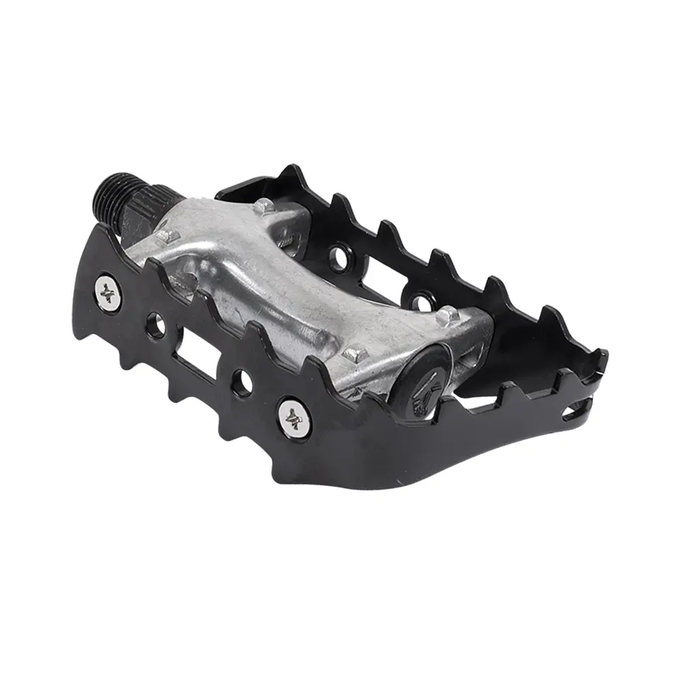 PEDAL MTB & 1/2 ALUMINIO NEGRO/SILVER COMPATIBLE / GENERICO 1