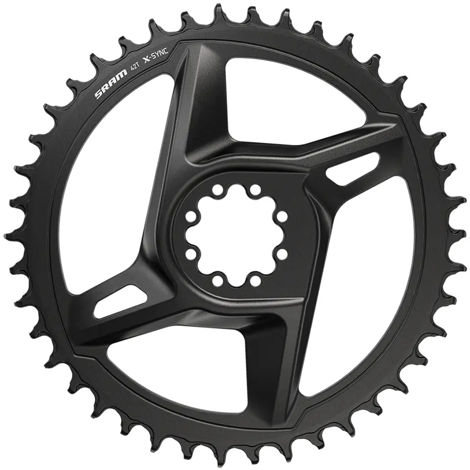 Corona SRAM Rival X-Sync D1 DM8 6.5mm Offset Aluminio Negro 44T 1