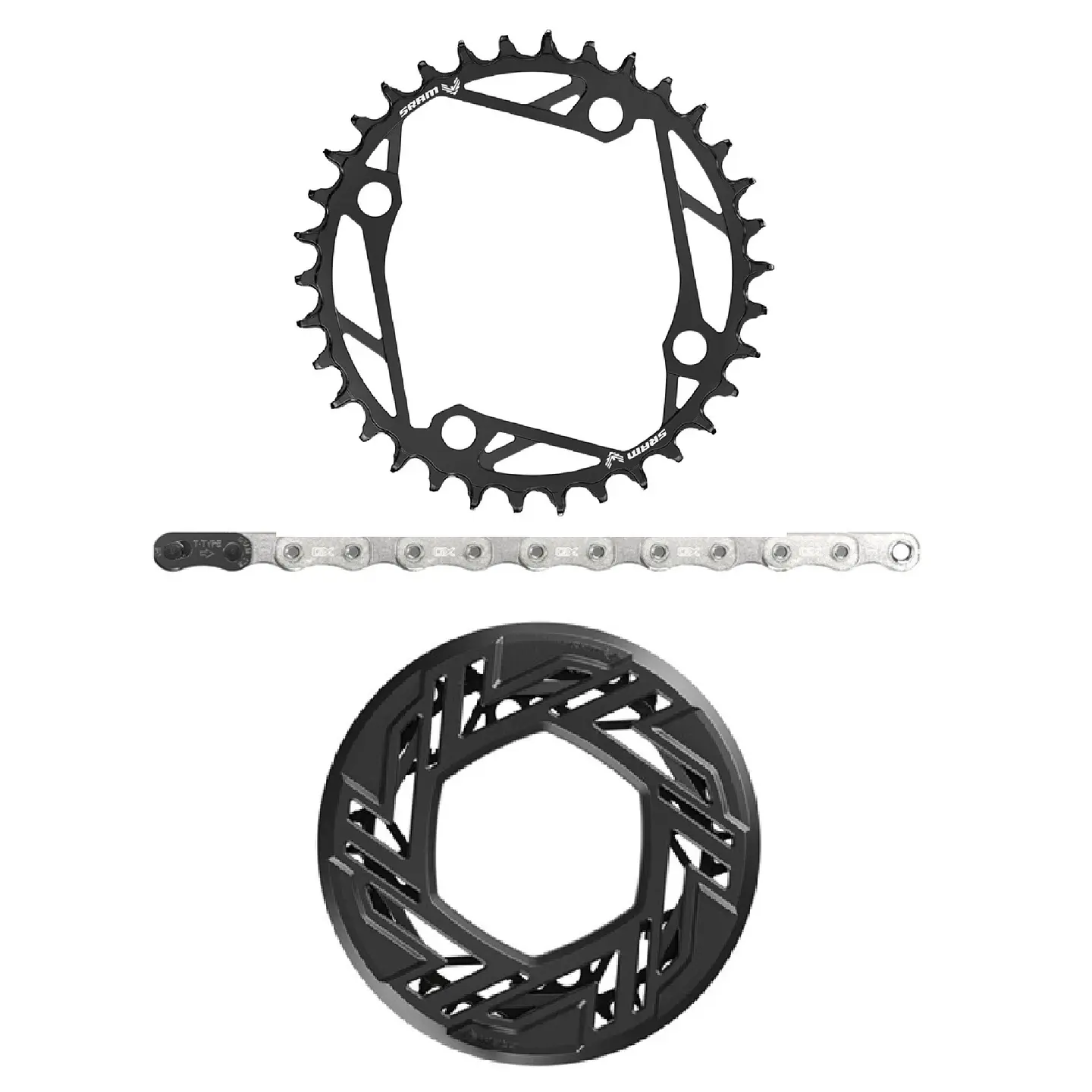 Transmisión SRAM Eagle 90 A1 UDH E-MTB 104BCD 34T T-Type 12V 10-52T 5