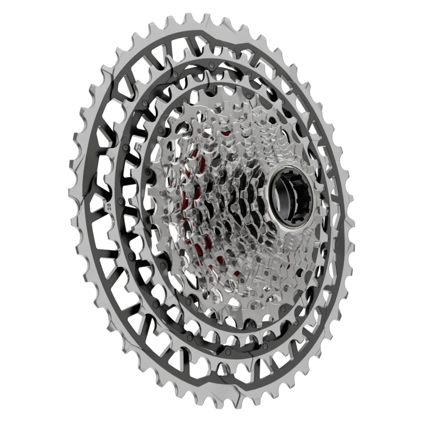Piñón SRAM XDR Force E1 XPLR Flattop XG-1371 13V 10-46T Plateado 2