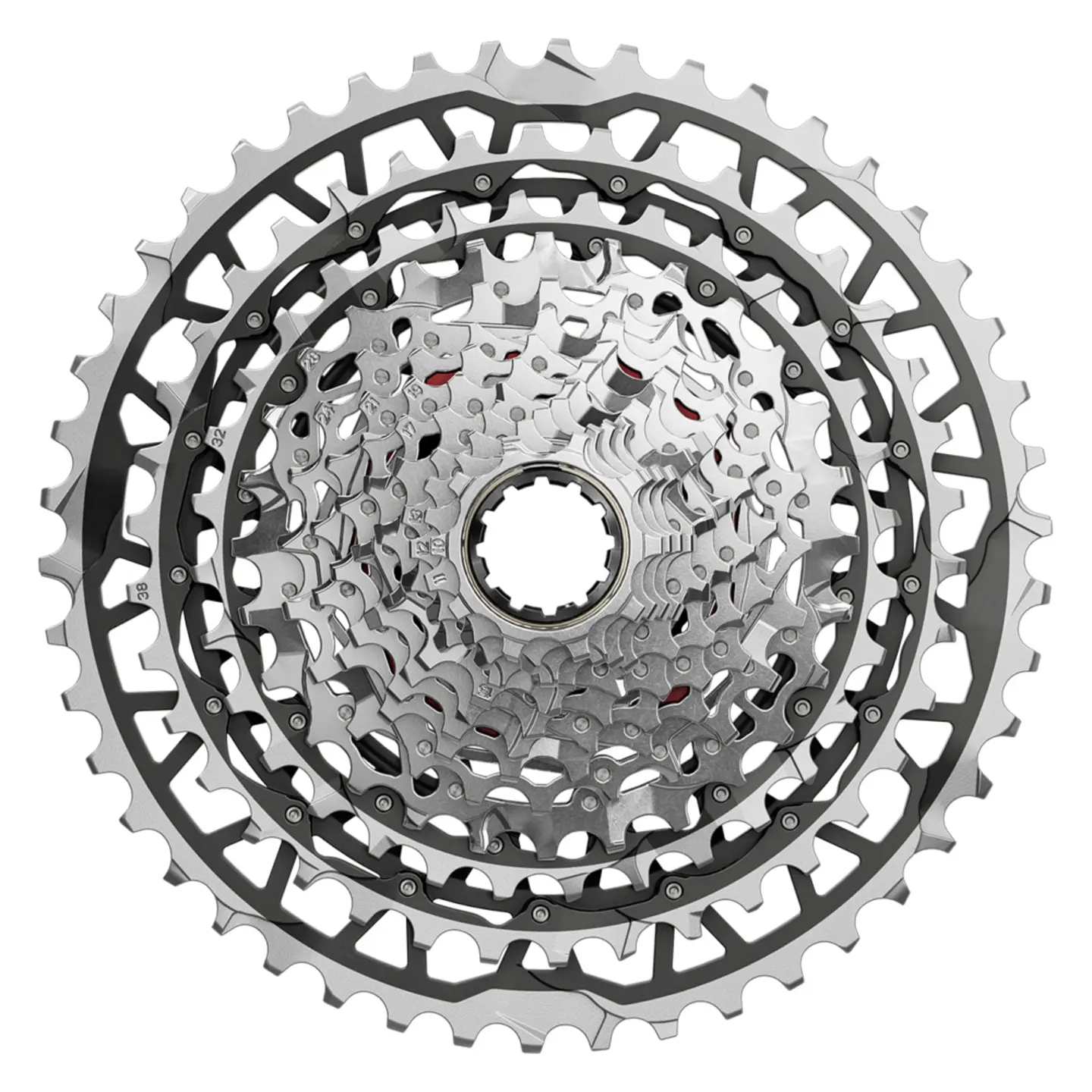 Piñón SRAM XDR Force E1 XPLR Flattop XG-1371 13V 10-46T Plateado 1