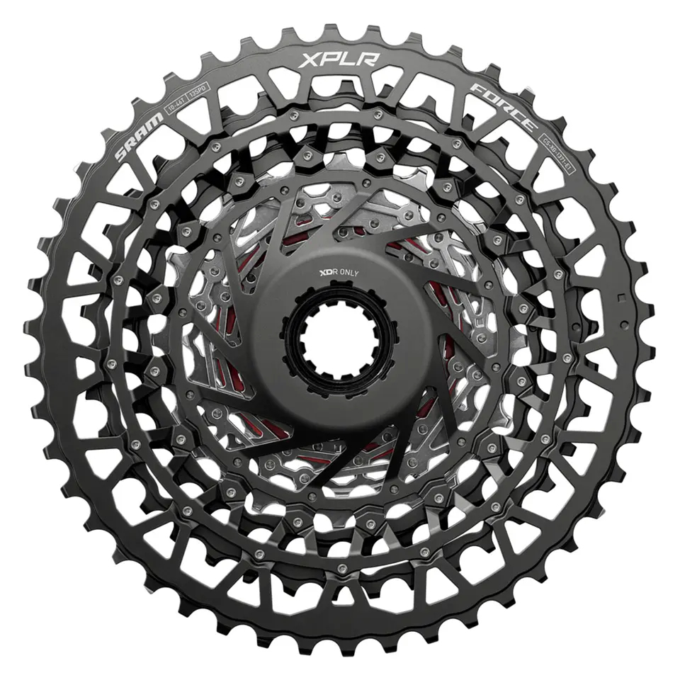 Piñón SRAM XDR Force E1 XPLR Flattop XG-1371 13V 10-46T Plateado 3
