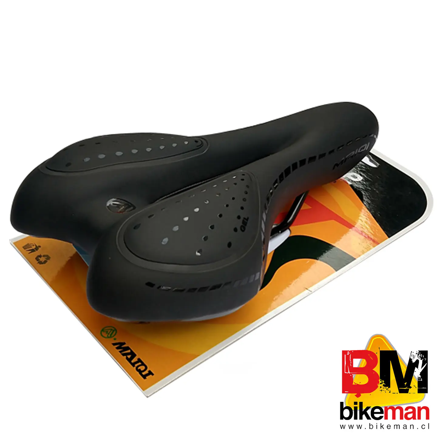 Asiento Maiqi Bikeboy Gel Negro 1