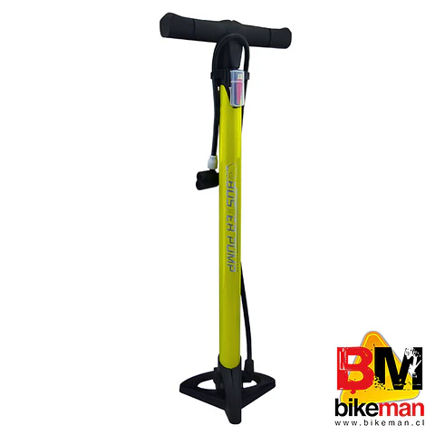 Bomba de Pie Buster Pump Amarilla 160 PSI