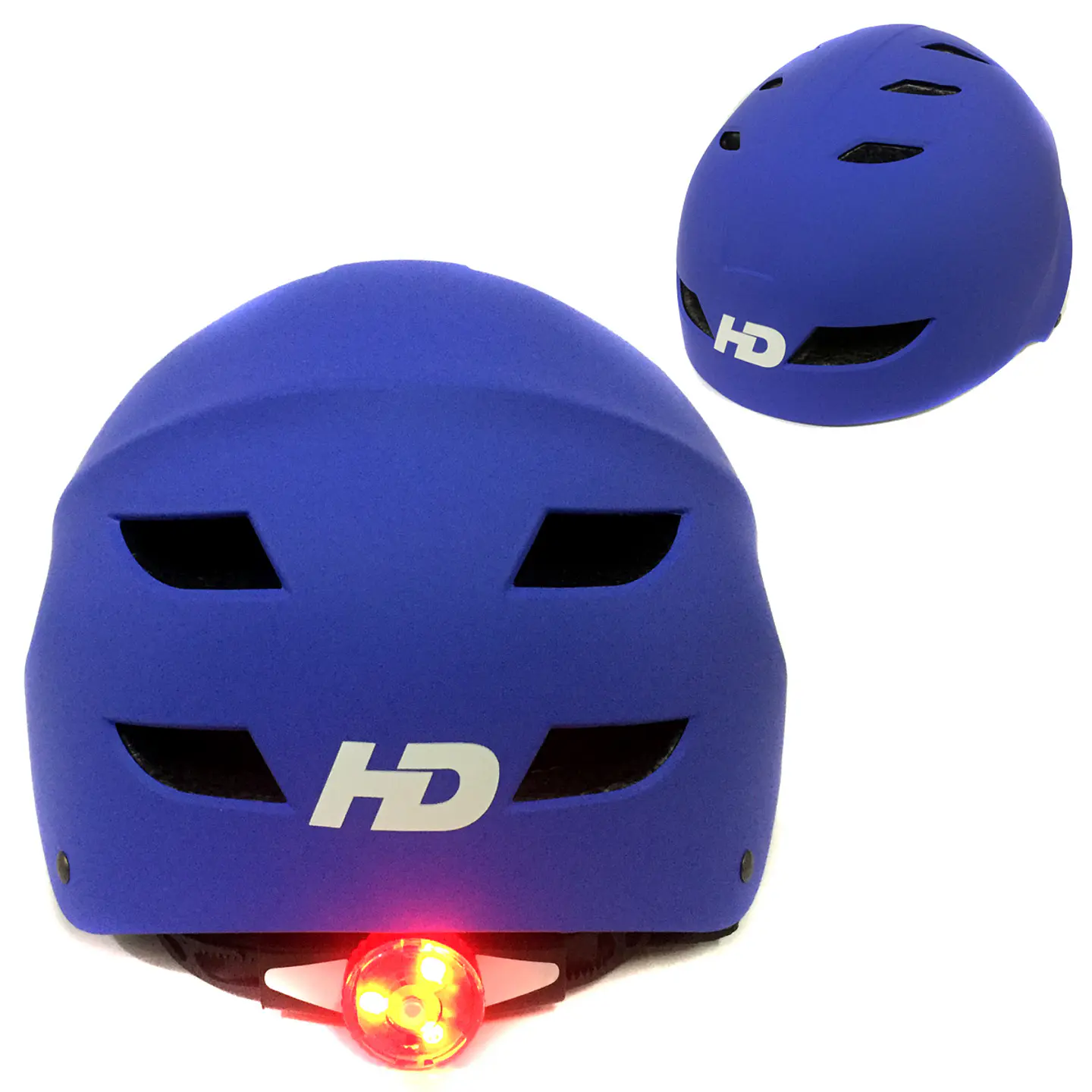 Casco HD Urbano con Luz Azul Talla S/M 1
