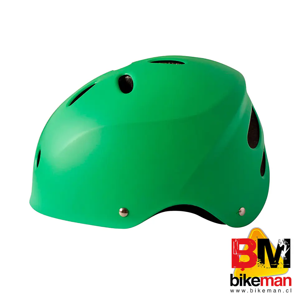 Casco Hook Urbano Verde con Luz Talla M 3