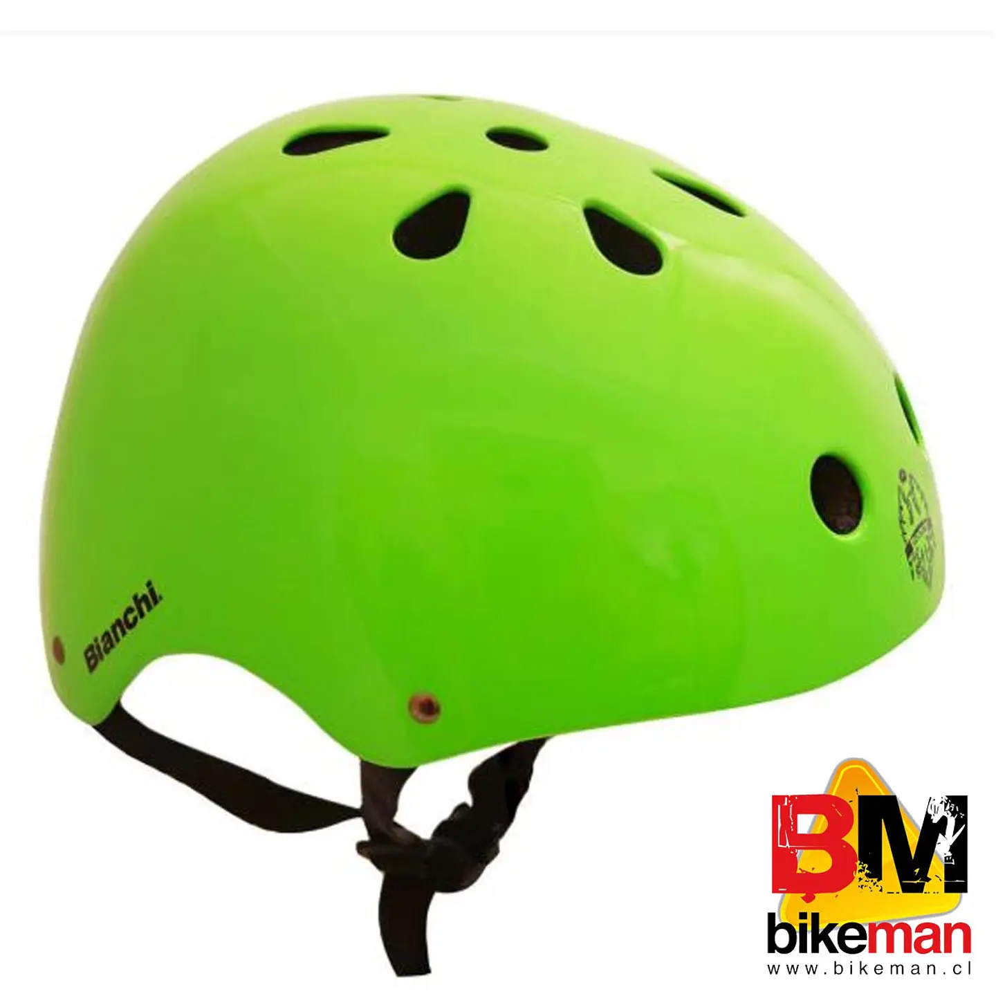 Casco Bianchi Urbano Verde Fluor 1