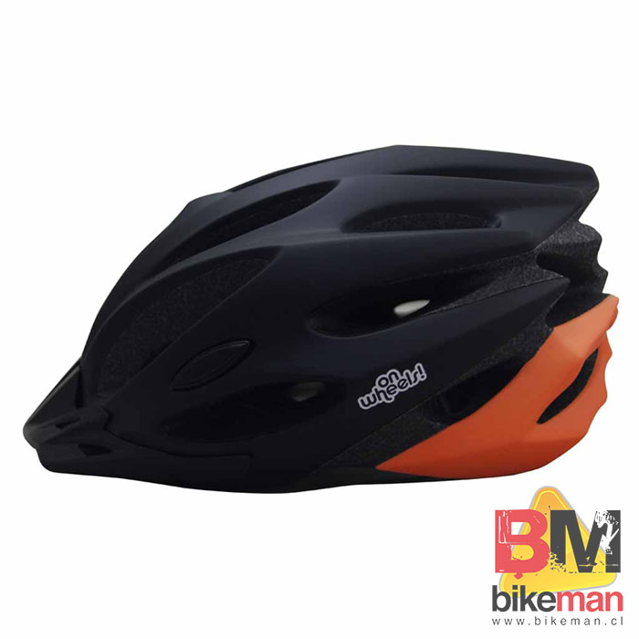 Casco OnWheels Sport Negro / Naranjo