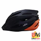 Casco OnWheels Sport Negro / Naranjo  - Miniatura 1