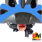 Casco Pro Bike MTB Negro / Azul con Luz - Miniatura 3