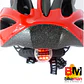 Casco Pro Bike MTB Negro / Rojo con Luz - Miniatura 3