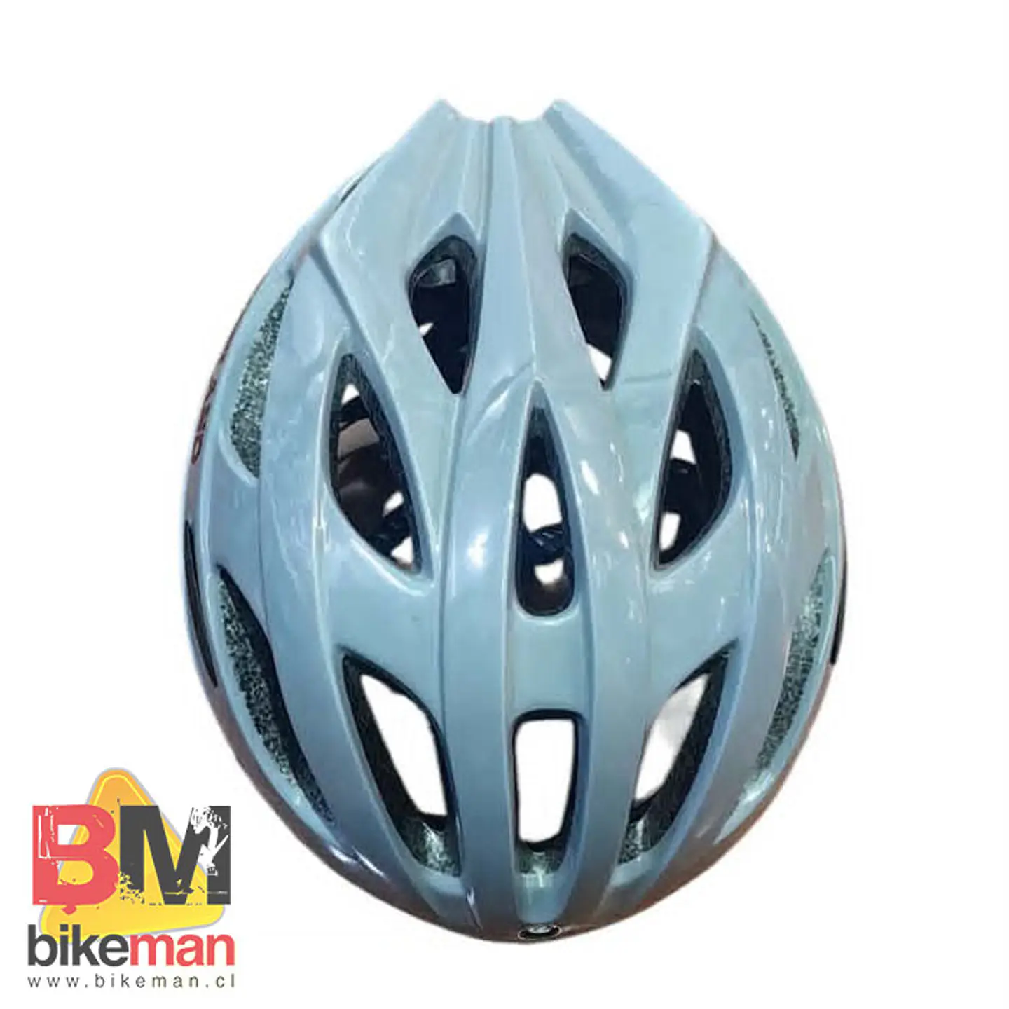 Casco Rideland Deportivo Gris con Lentes Desmontables y Luz 3