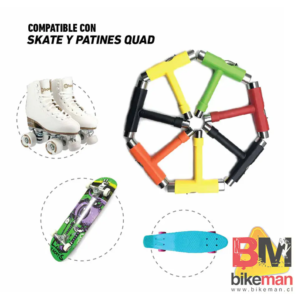 Herramienta Hook T para Skate / Patines 6
