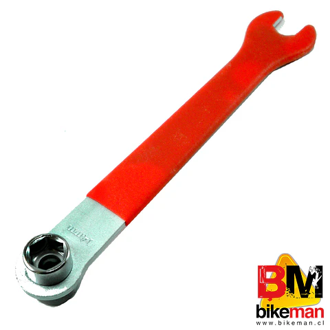 Llave de Pedal Mango Rojo